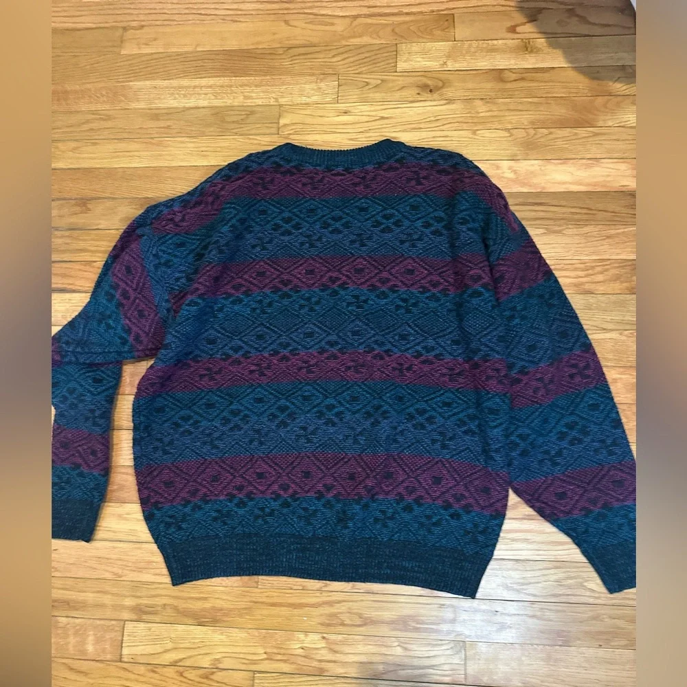 Vintage Cambridge Classics Mervyn Men’s Dad Sweater‎ XL Grandpacore Multicolored